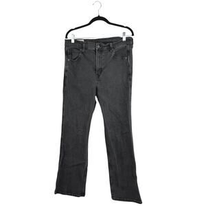 Gap Vintage Flare Women's Black High Rise Straight Leg Denim Jeans Pants Size 32